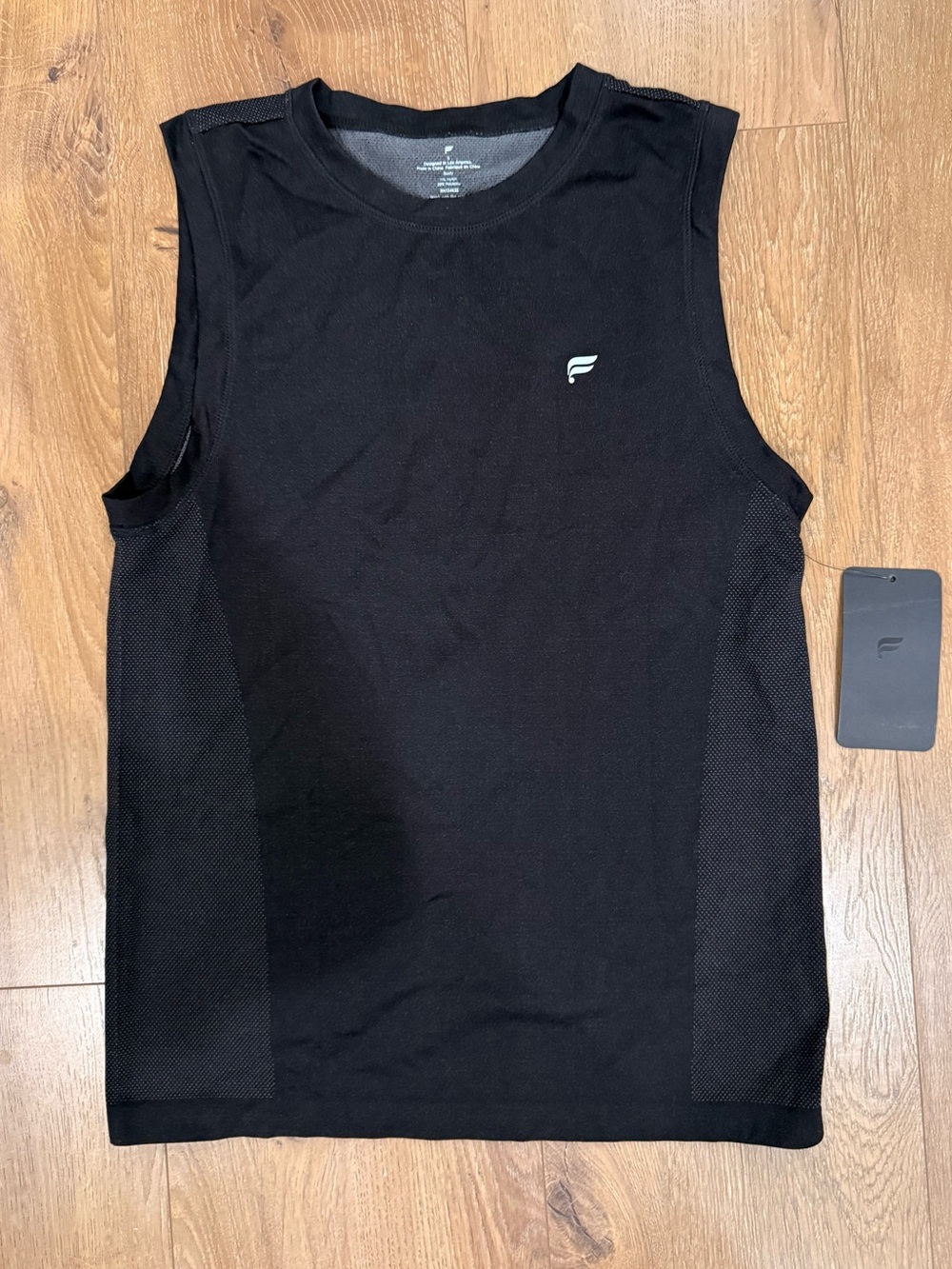 Fabletics Men's Sleeveless Athletic Tank with Subtle Logo